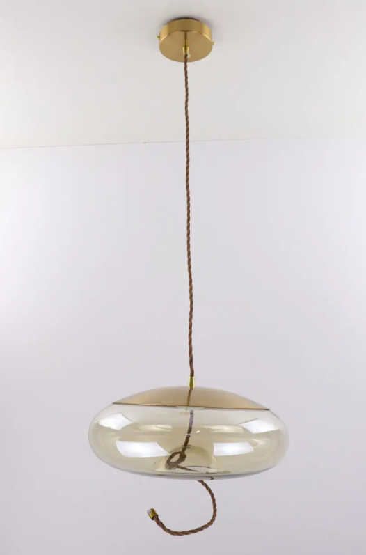 Люстра потолочная подвесная в стиле LOFT ML004/1-brown Бронзовый (NA005119)