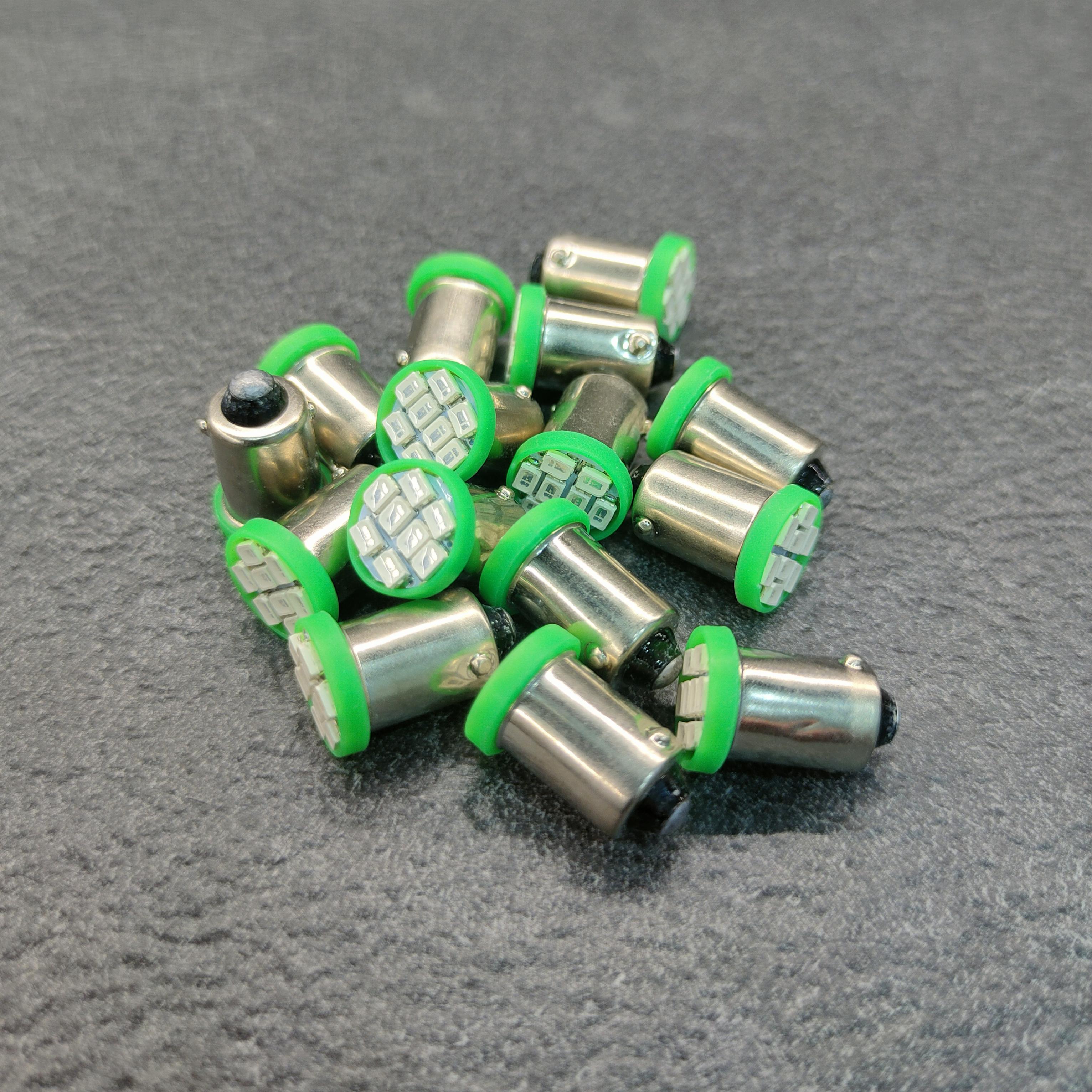 Автолампа BA9S 8SMD 1206 T4W LED Зеленый (514STORE3) - фото 3 Автолампа BA9S 8SMD 1206 T4W LED Зеленый (514STORE3) - фото 3