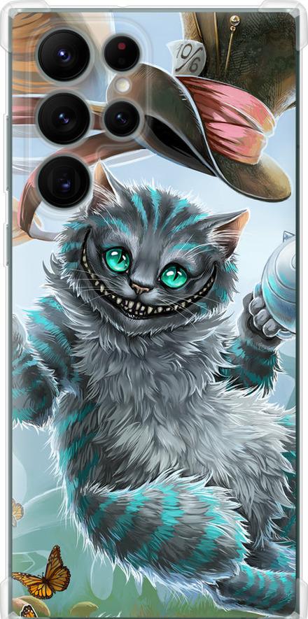 Чехол на Samsung Galaxy S22 Ultra Чеширский кот 2 (3993sp-2500-42517)