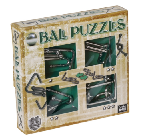 Набір металевих головоломок Ball Puzzles Green Eureka