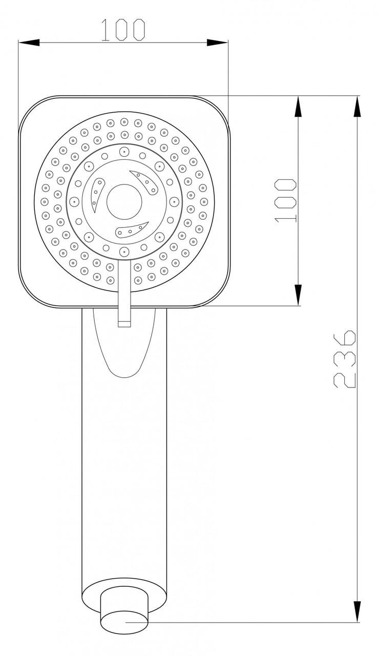 Лійка для душу Invena Alize AS-81-001 - фото 2