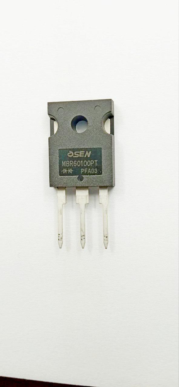 Діодний напівміст MBR60100PT SchotkiGl.Dual.60A 100V 0,62V TO-247 (33563)