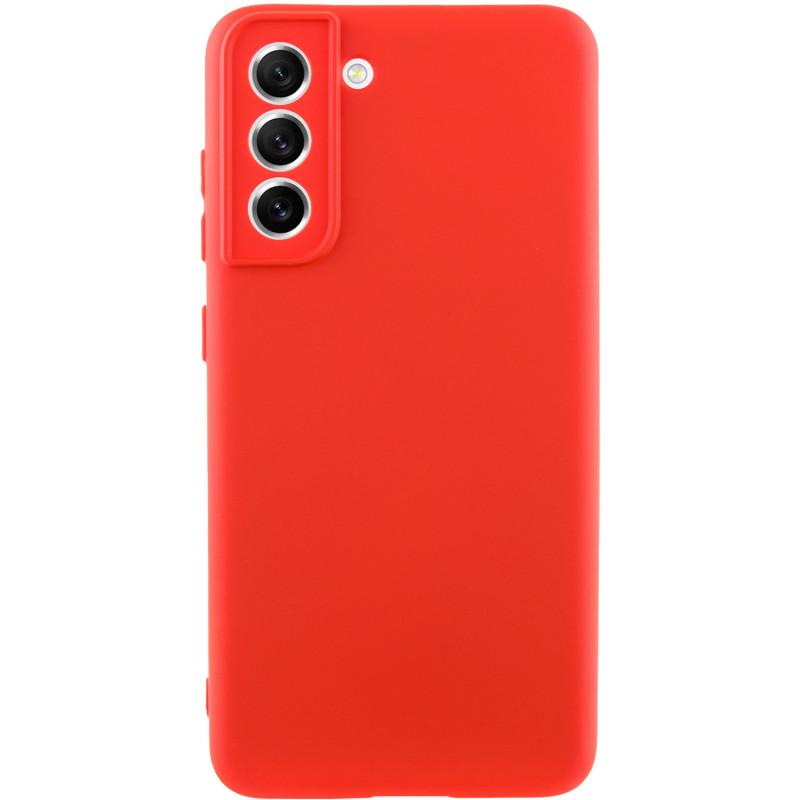 Чехол Silicone Cover Lakshmi Full Camera (AA) для Samsung Galaxy S21 FE красный
