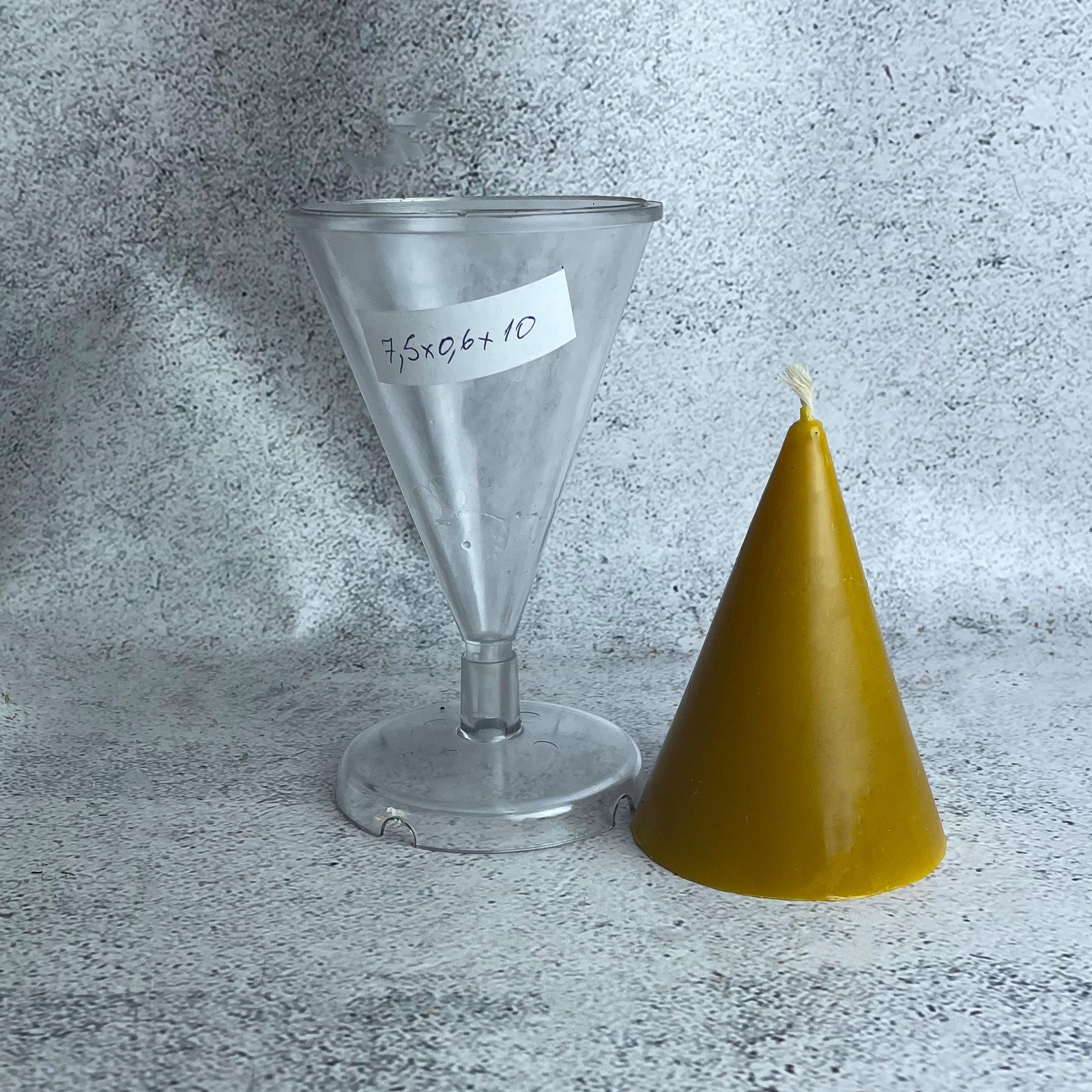 Форма для свечей Конус 7,5х10 см (1180_9-386)