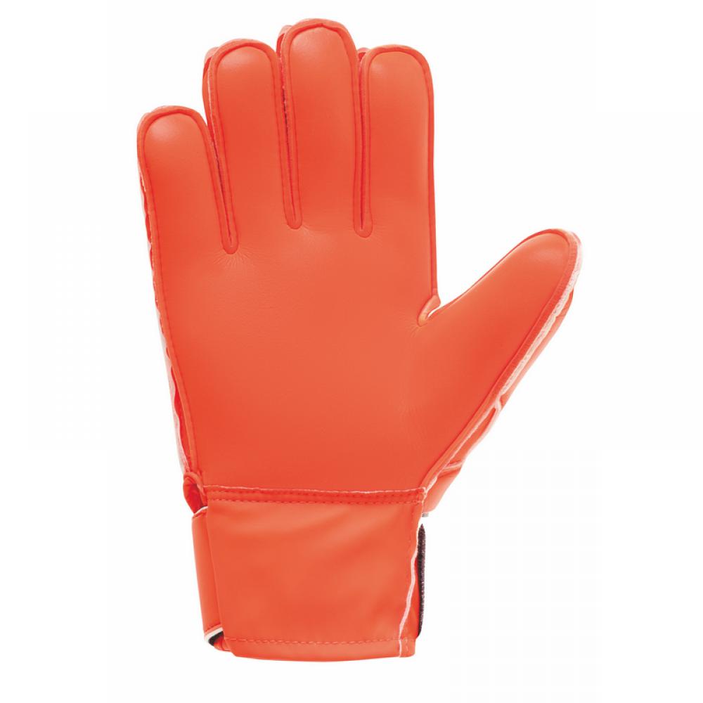 Вратарские перчатки Uhlsport Aerored Soft SF Junior р. 6 Orange/Grey - фото 2