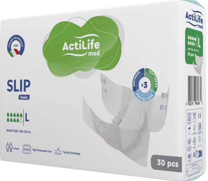 Підгузки для дорослих ActiLife Med basic L 30 шт. (2644176843) - фото 2 Підгузки для дорослих ActiLife Med basic L 30 шт. (2644176843) - фото 2