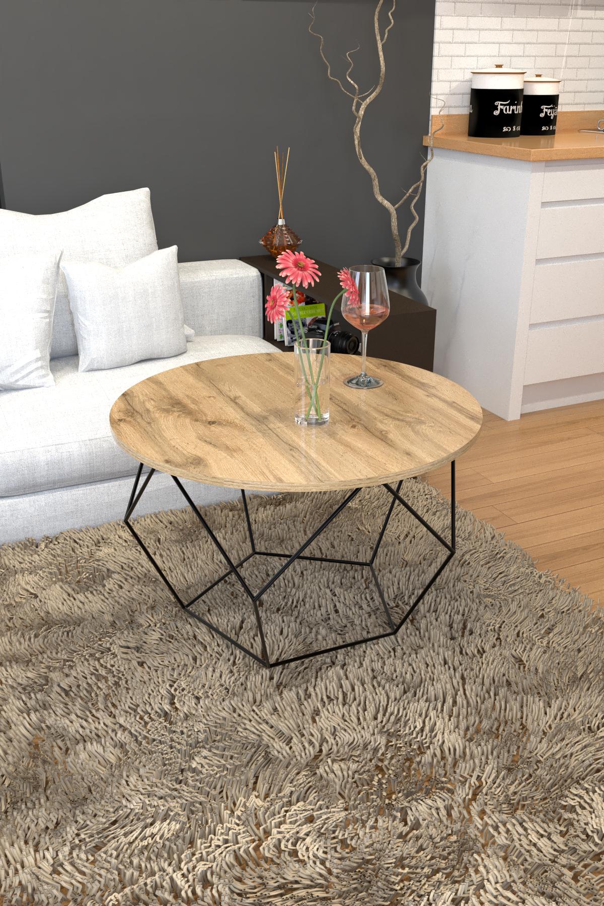 Журнальний стіл EcoLoft Онікс DSP-1282-1 в стилі лофт Дуб Аппалачі (29878774) - фото 1 Журнальний стіл EcoLoft Онікс DSP-1282-1 в стилі лофт Дуб Аппалачі (29878774) - фото 1