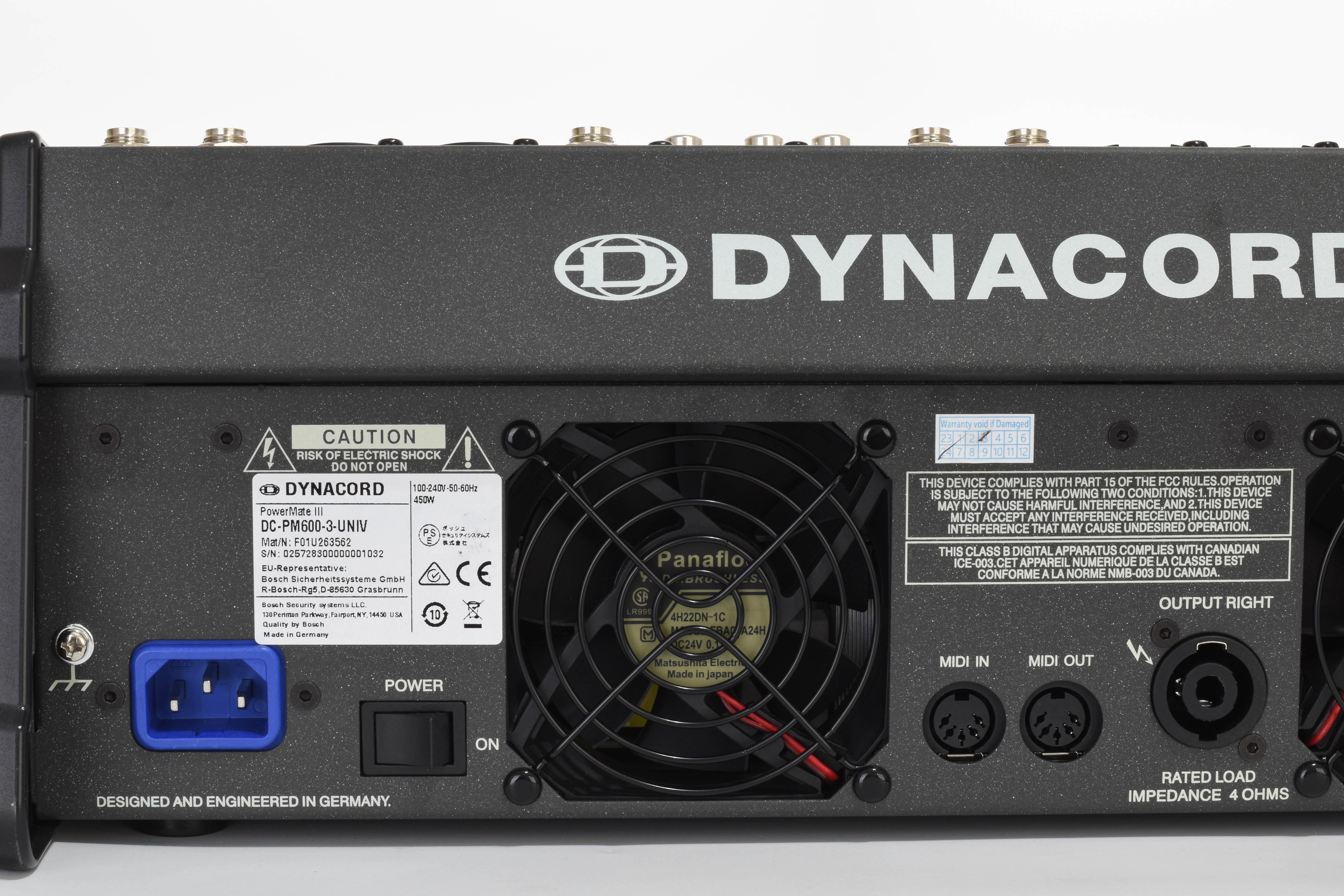 Микшерный пульт активный DYNACORD POWERMATE 600-3 с усилителем 2х1000 Вт (0002) - фото 8 Микшерный пульт активный DYNACORD POWERMATE 600-3 с усилителем 2х1000 Вт (0002) - фото 8