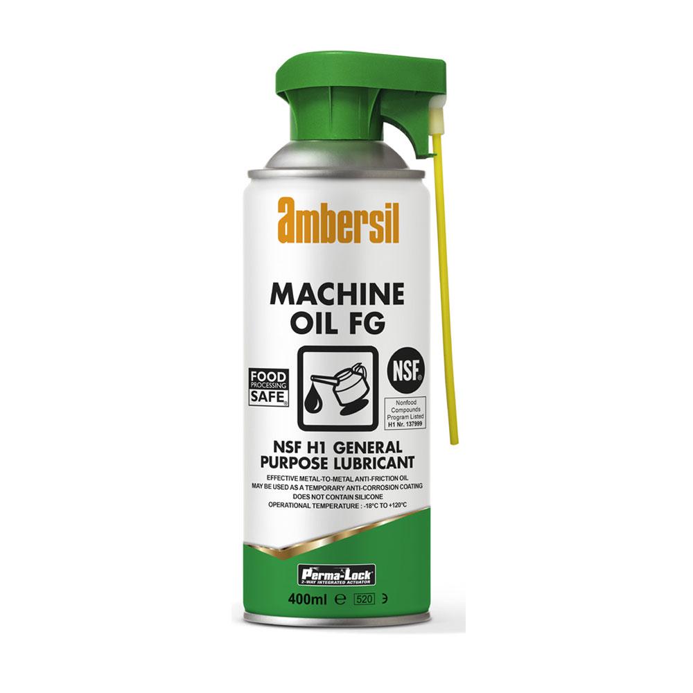 Масло смазочное для пищевого оборудования с пищевым допуском NSF H1 Ambersil Machine Oil FG 400 мл (30255)