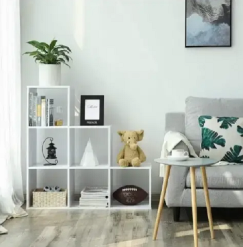 Стеллаж лесенка для дома на 6 ячеек Белый (Р39) - фото 2 Стеллаж лесенка для дома на 6 ячеек Белый (Р39) - фото 2