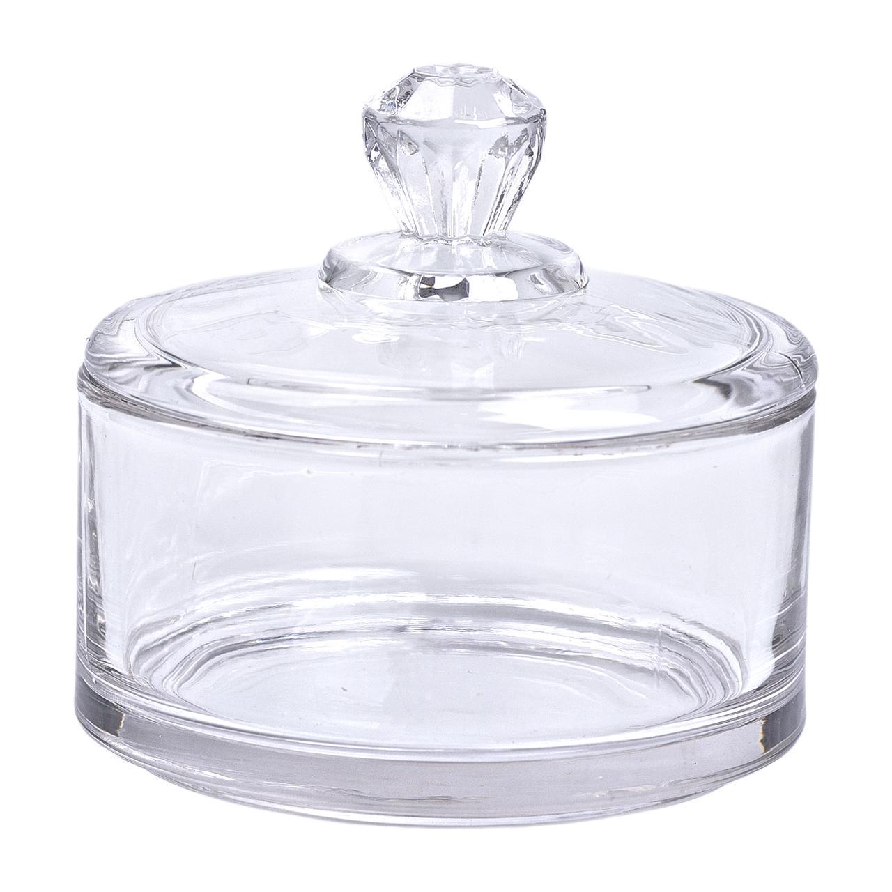 Цукерниця з кришкою скляна 10 см (5970) - фото 2 Цукерниця з кришкою скляна 10 см (5970) - фото 2