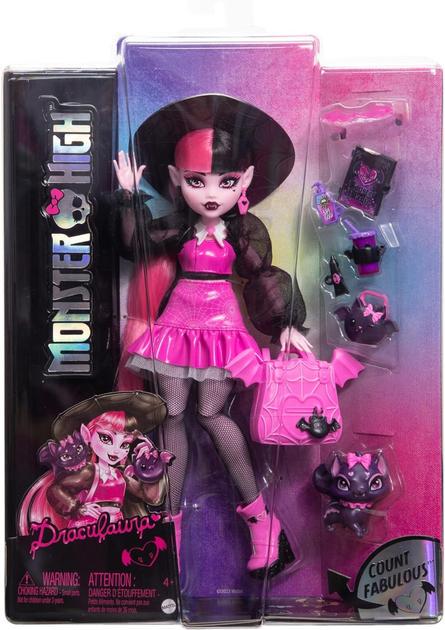 Лялька Monster High Draculaura Doll з вихованцем та аксесуарами G3 (HRP64)