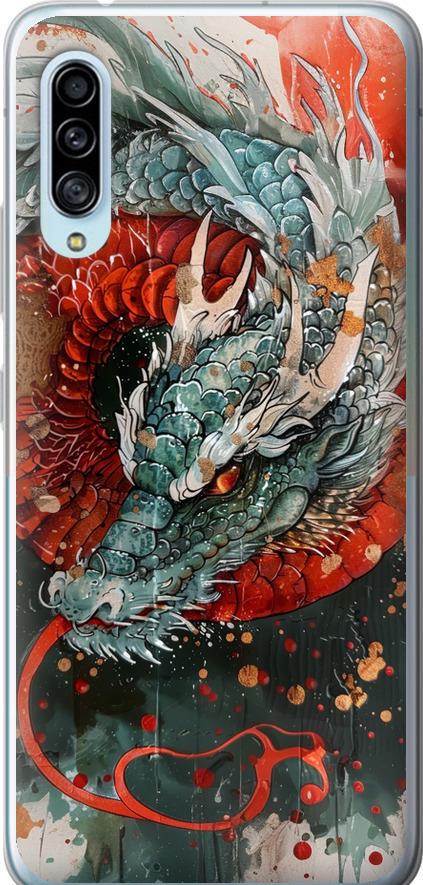Чехол на Samsung Galaxy A90 5G Стихия огня (6101u-1800-42517)
