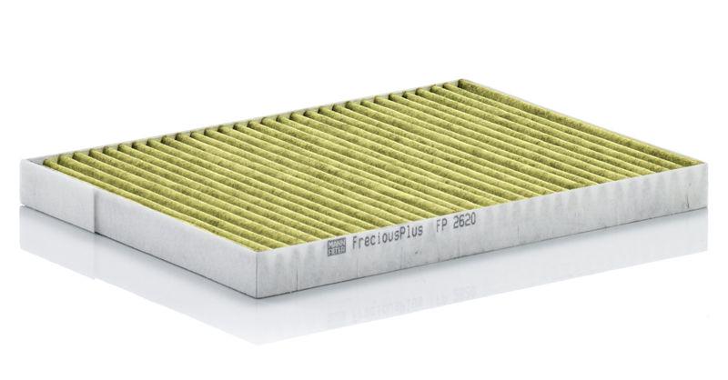 Фільтр салону Mann-Filter для Renault Koleos 2,0 dCi 08- вугільний/антибактеріальний (FP 2620) Фільтр салону Mann-Filter для Renault Koleos 2,0 dCi 08- вугільний/антибактеріальний (FP 2620)