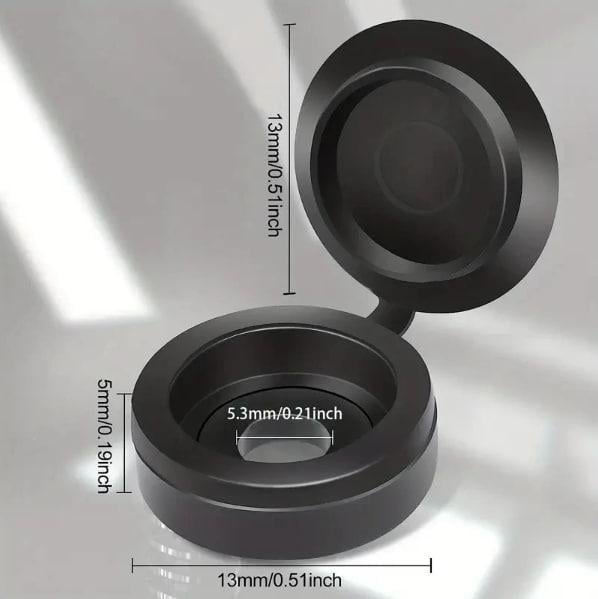 Заглушки пластиковые декоративные под шурупы 20 шт. Черный - фото 2