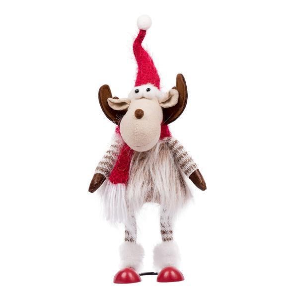 Мягкая игрушка новогодняя Novogod'ko Олень 36 см (974005)