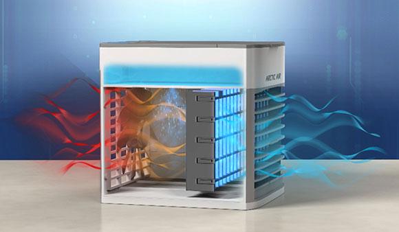 Міні-кондиціонер портативний Rovus Arctic Air 4в1 з підсвіткою (6-18-pr2254786002) - фото 5 Міні-кондиціонер портативний Rovus Arctic Air 4в1 з підсвіткою (6-18-pr2254786002) - фото 5