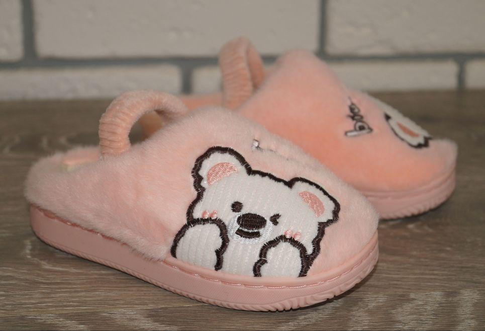 Тапочки домашние детские с резинкой Jomix р. 25 15,5 см Розовый (31578-25)