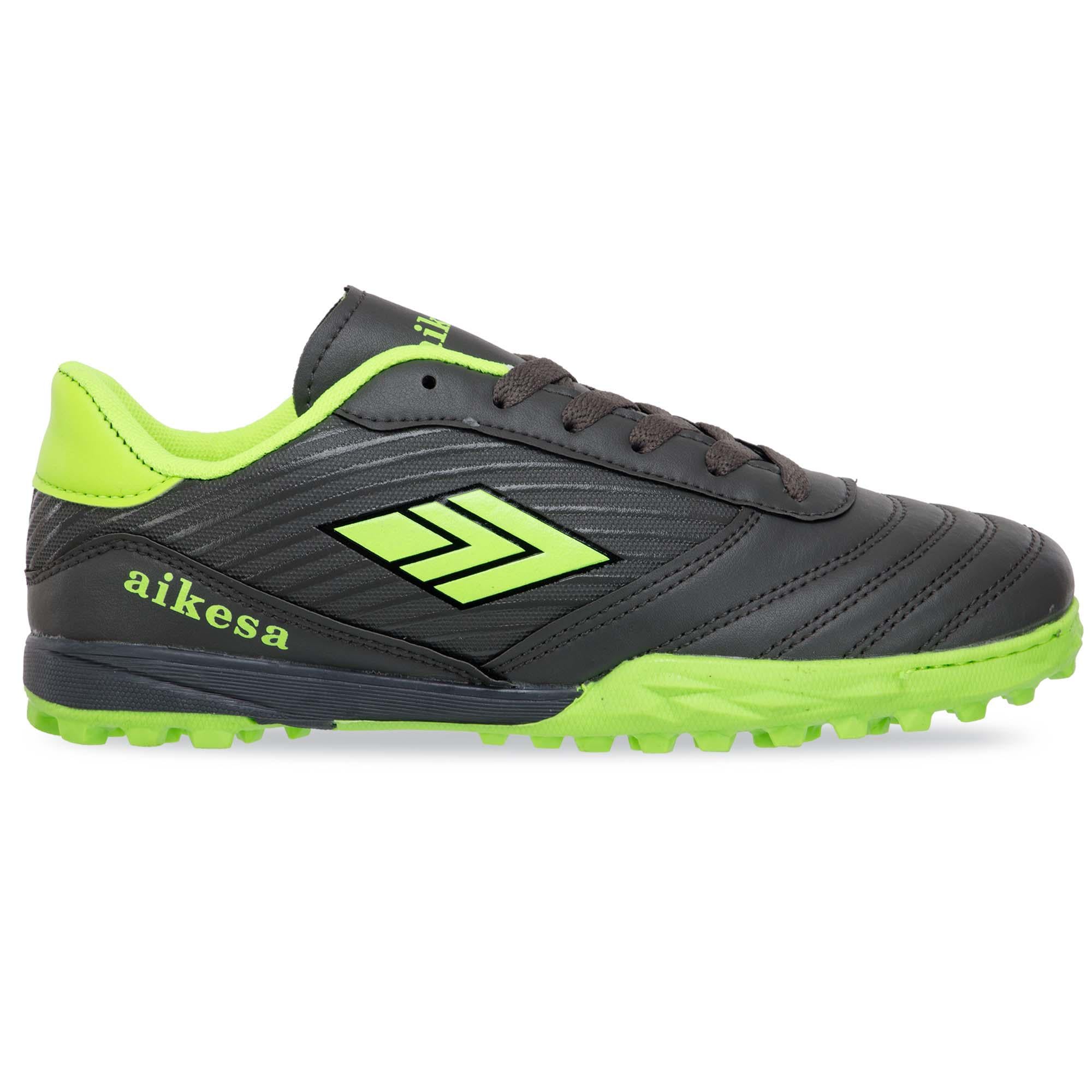 Сороконожки футбольные AIKESA р. 41 Черный/Салатовый (2304-36-41)