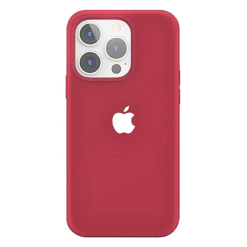 Силіконовий Чохол Накладка Silicone Case для iPhone 13 Pro Rose Red