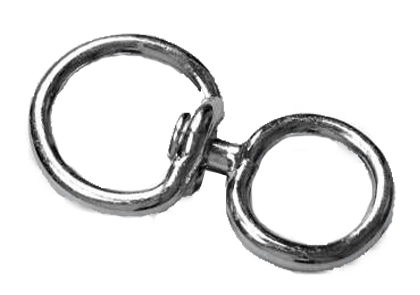 Вертлюг кольцо/кольцо оцинкованный 6 мм (2211) - фото 2