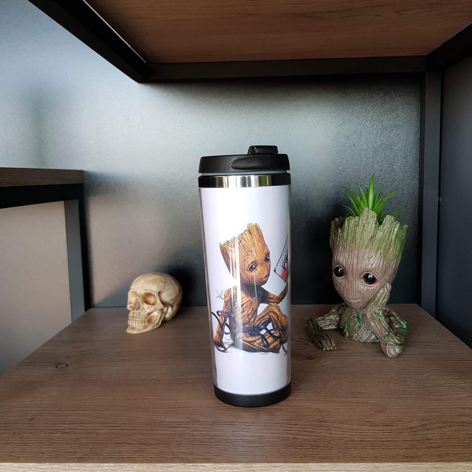 Термокухоль з принтом Грут 380 мл - фото 2