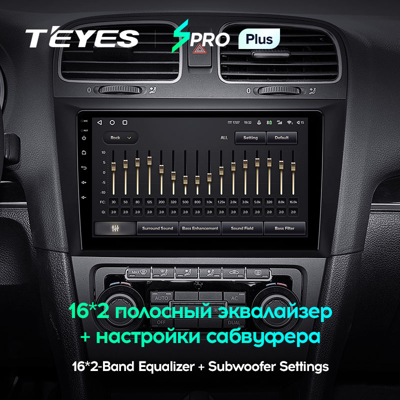 Автомагнитола штатная Teyes для Volkswagen Golf 6 2006-2018 SPRO-PLUS 3+32G Wi-Fi (1406922885) - фото 3