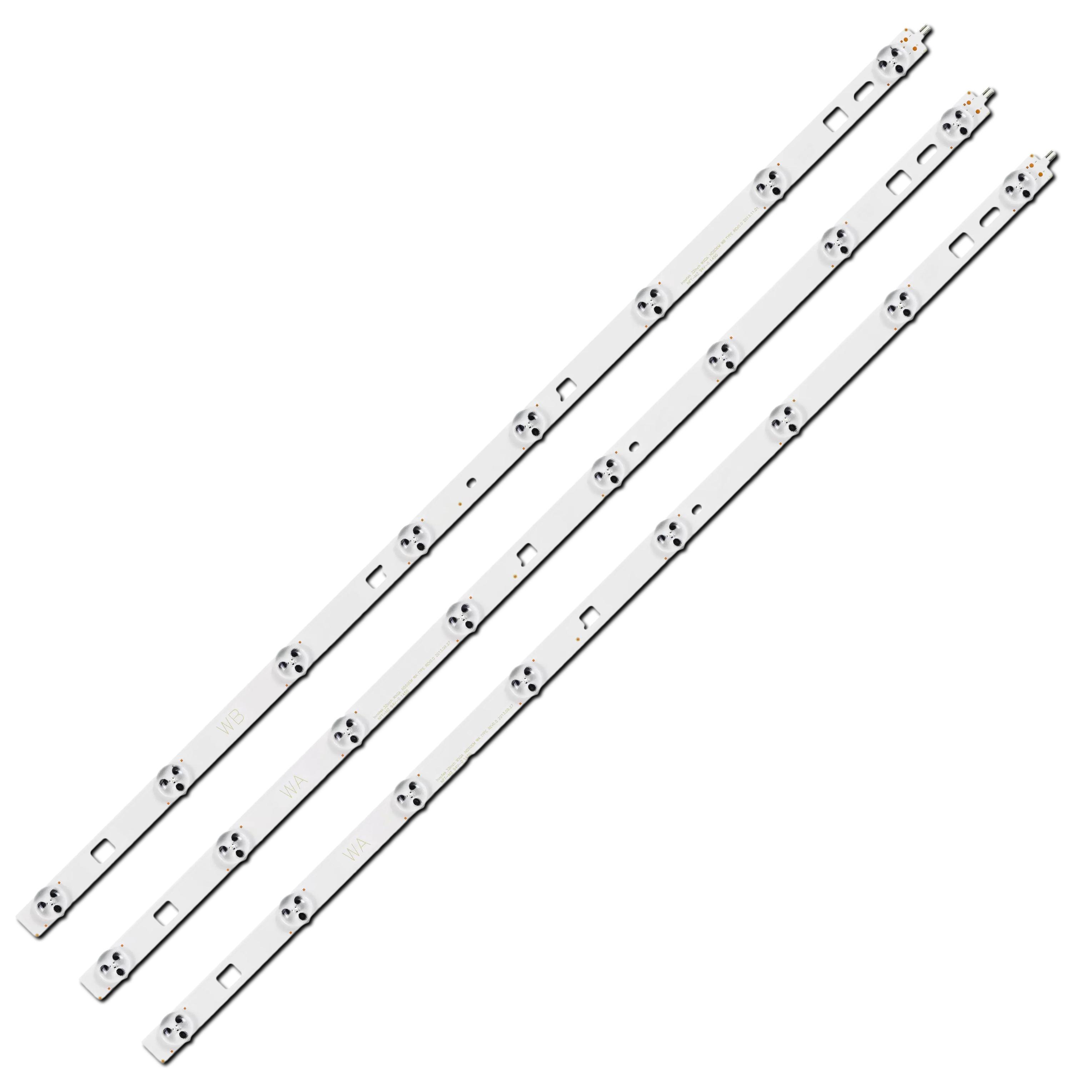 Комплект LED подсветки для TV LG Innotek 32inch WXGA NDSOEM WA/WB TYPE rev0.0 KDL-32R433B KDL-32R435B 32" 3 шт. (ART-14065)