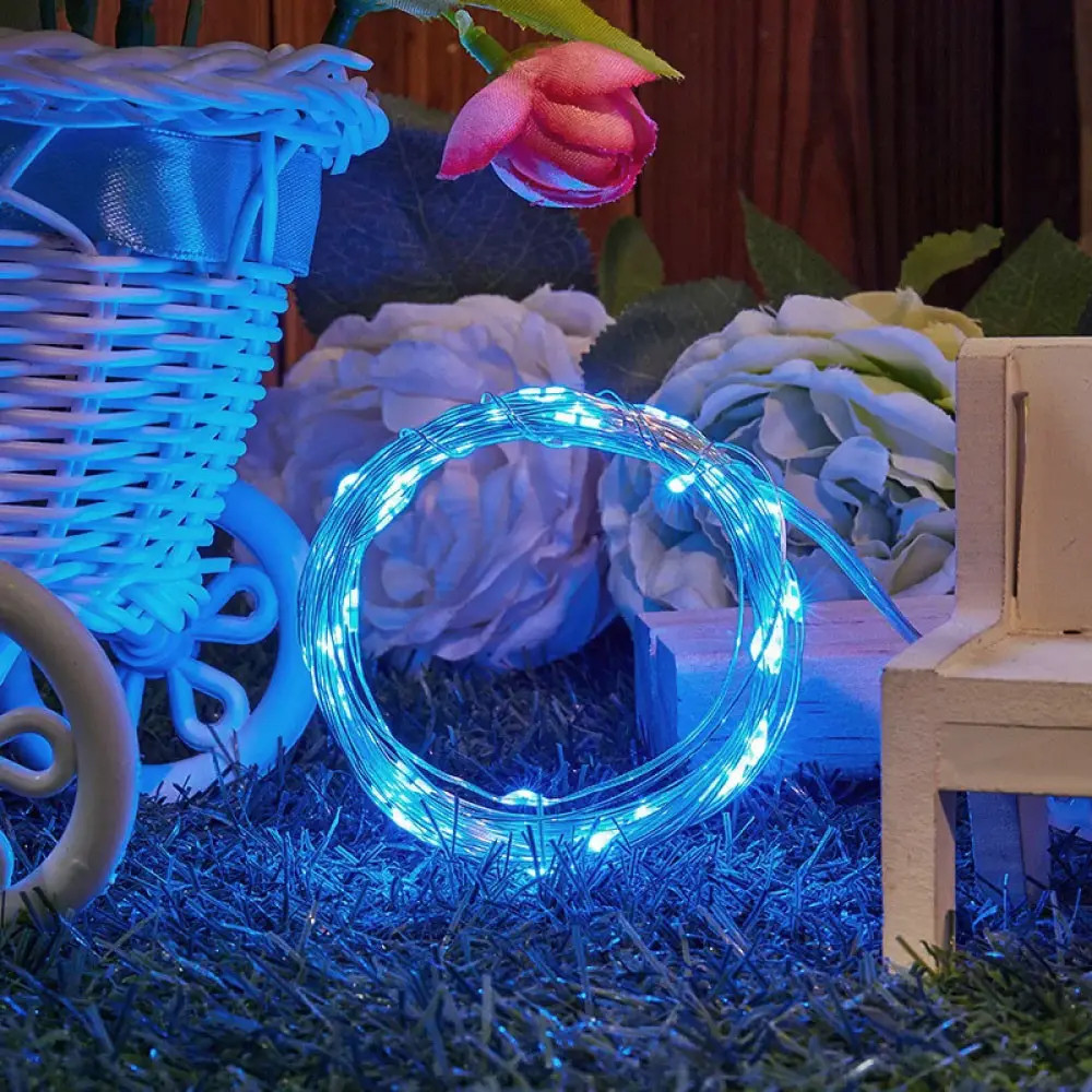 Гирлянда светодиодная нить Роса 20 м от USB 200 LED 8 режимов IP44 Сине-белый - фото 7 Гирлянда светодиодная нить Роса 20 м от USB 200 LED 8 режимов IP44 Сине-белый - фото 7