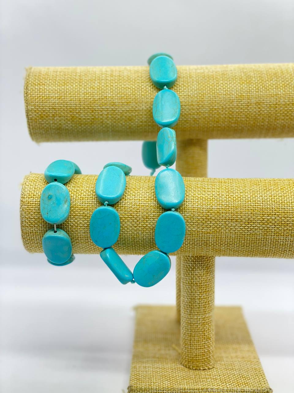 Комплект бирюза пресс 44 см Голубой (1073)