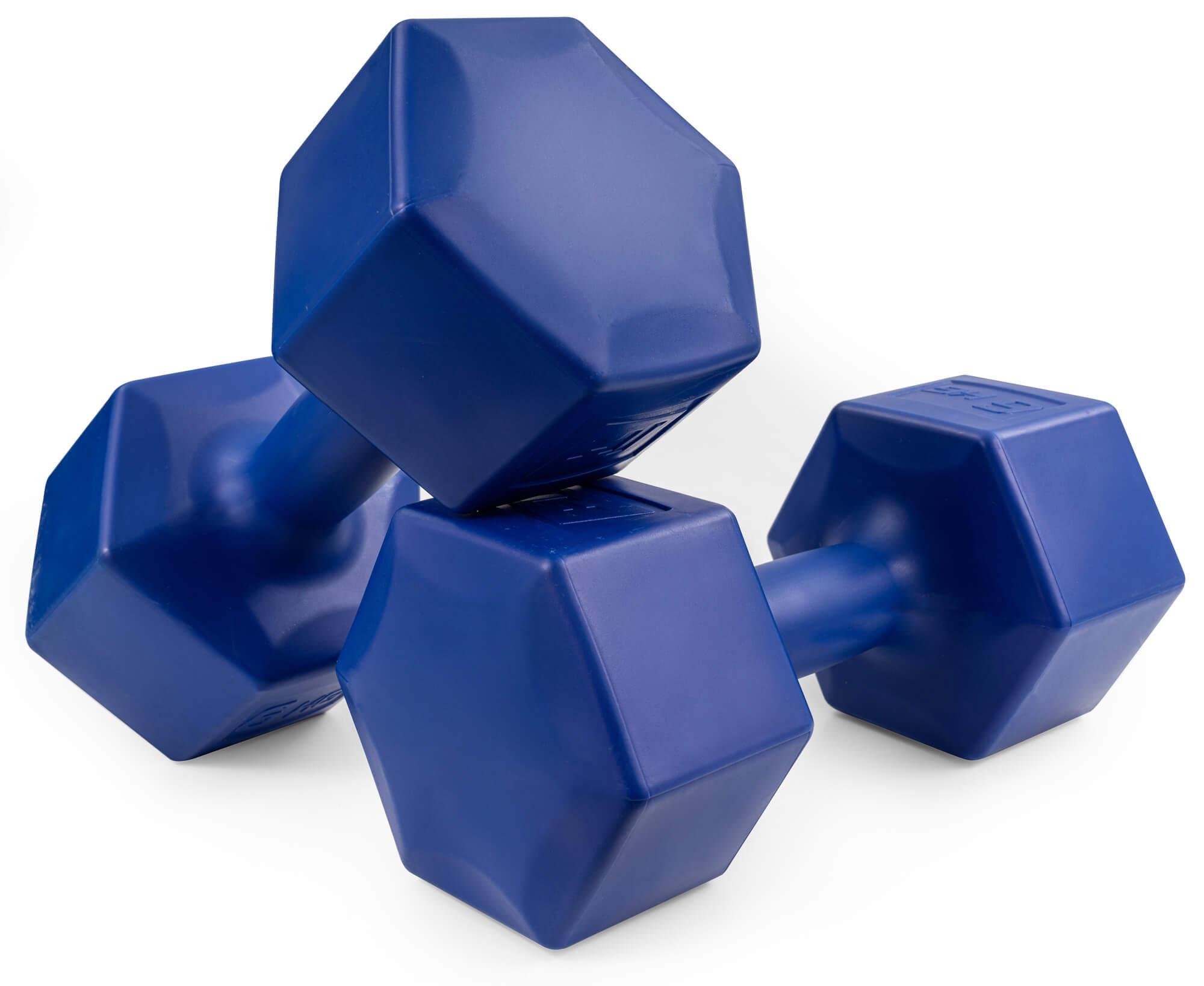 Набір гантелей Hop-Sport HS-C060DH 2х6 кг композитних Темно-синій Набір гантелей Hop-Sport HS-C060DH 2х6 кг композитних Темно-синій