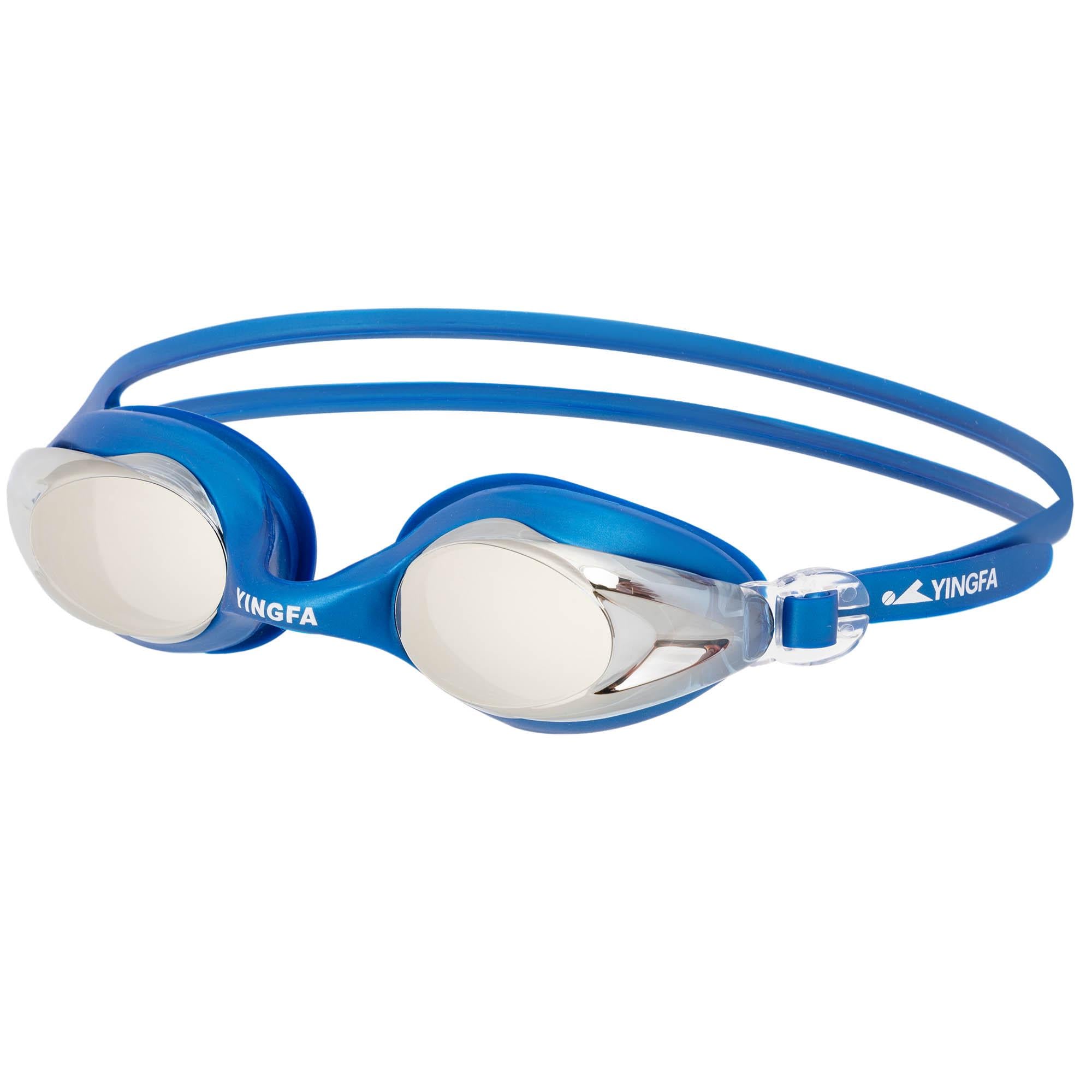 Очки для плавания взрослые YINGFA Y770AF-M зеркальные линзы Синий (Y770AF-M_Синий)