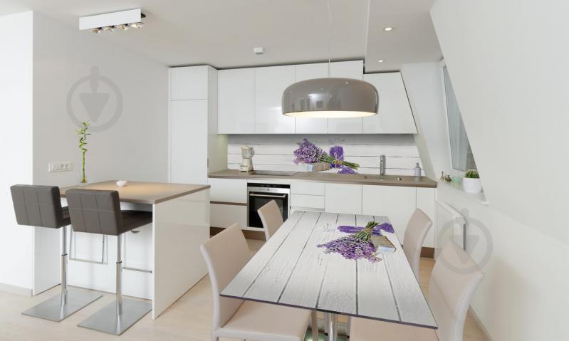 Наклейка виниловая на стол Zatarga «Лавандовая соль» 600х1200 мм Z180601st Наклейка виниловая на стол Zatarga «Лавандовая соль» 600х1200 мм Z180601st