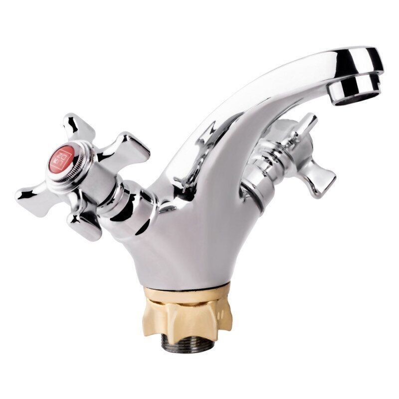 Змішувач для раковини Lidz 31 22 LIDZCRM312216100 двоважільний Хром (76536)