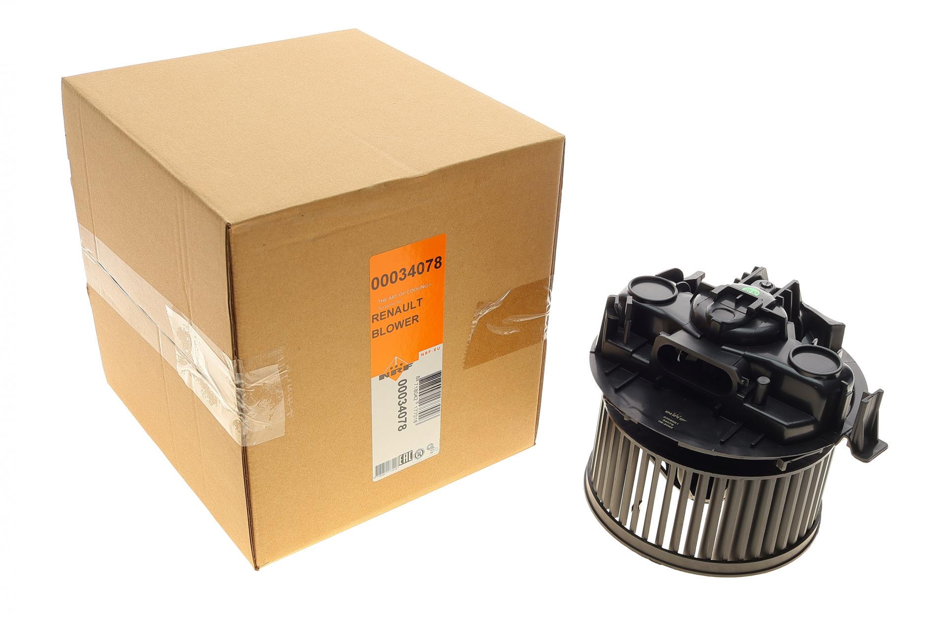 Моторчик печи NRF Renault Megane II 02 (34078)