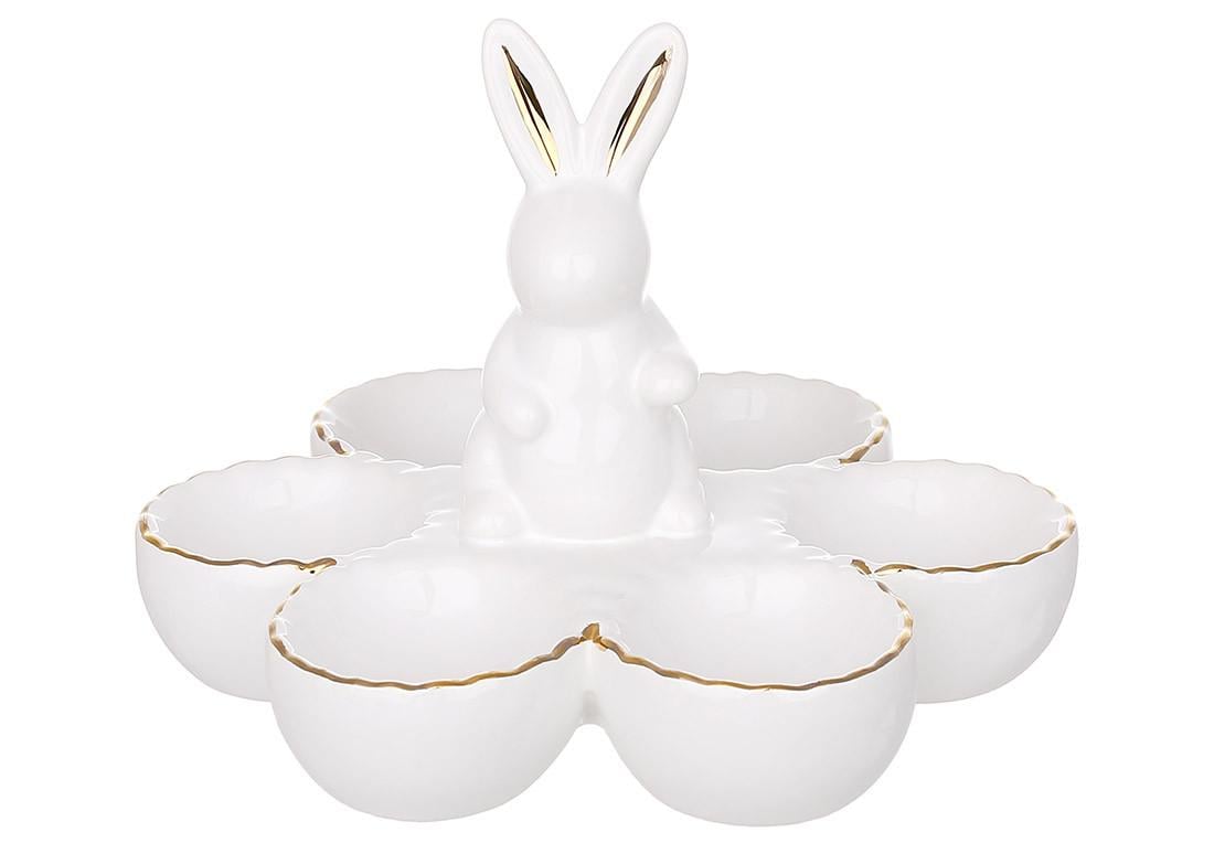 Подставка для 6 яиц BonaDi Кролик керамическая (495-495)