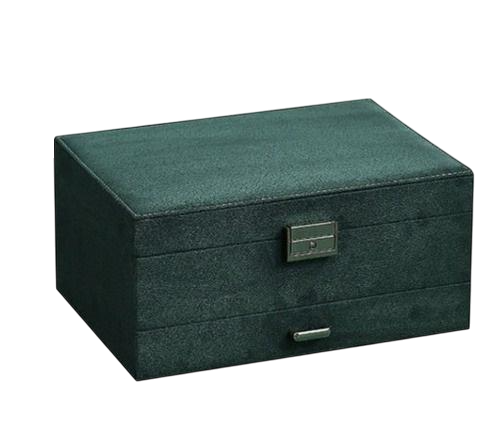 Шкатулка для драгоценностей и украшений с замком с отделениями