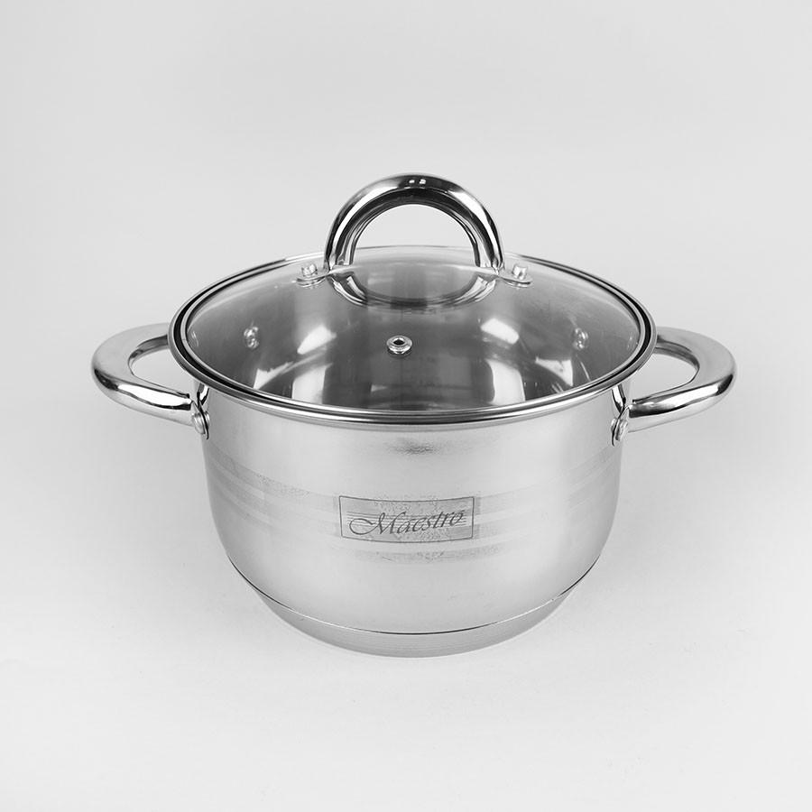 Набір каструль різного розміру з кришками та мірною шкалою 6 шт. (MR-3513-6L) - фото 4 Набір каструль різного розміру з кришками та мірною шкалою 6 шт. (MR-3513-6L) - фото 4