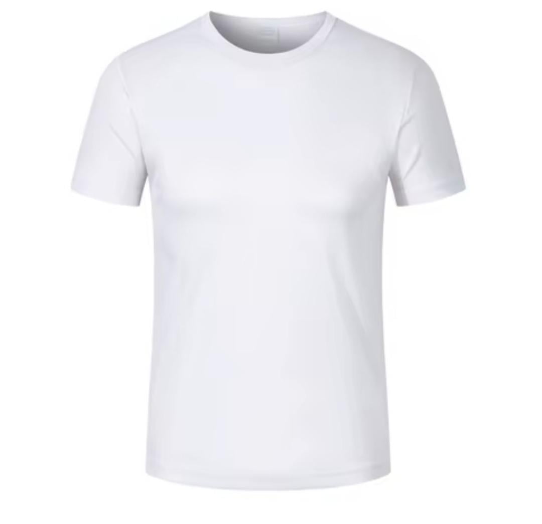 Футболка чоловіча однотонна 2XL Білий (2513243326)