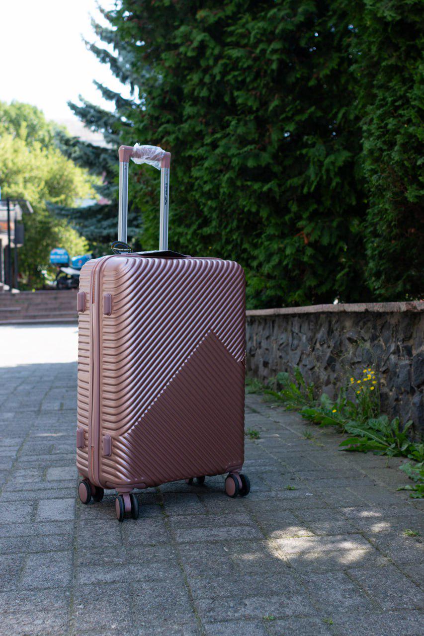 Чемодан пластиковый Wings WN-01 средний Розовое-золото (11880019) - фото 6 Чемодан пластиковый Wings WN-01 средний Розовое-золото (11880019) - фото 6