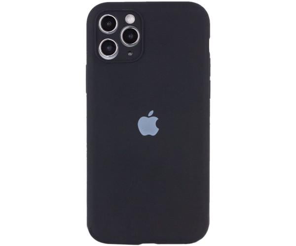 Чохол накладка Silicone Case Full Camera with Frame для Apple iPhone 13 Pro Max 18.Black