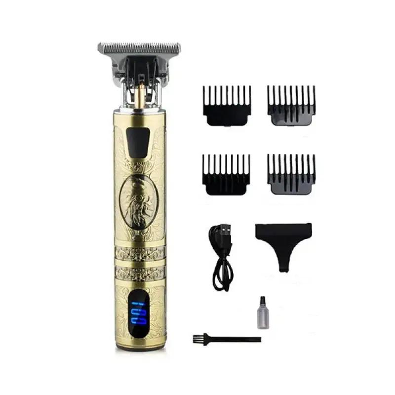 Машинка для стрижки волосся та бороди Domotec MS-433 Золотий (1011079-Gold-1)