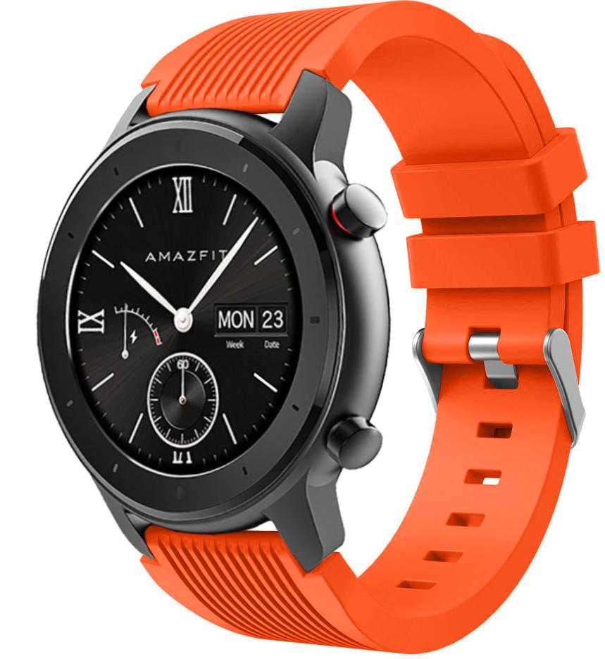 Ремешок Line для Amazfit GTR 42 мм Orange (19443) - фото 1 Ремешок Line для Amazfit GTR 42 мм Orange (19443) - фото 1