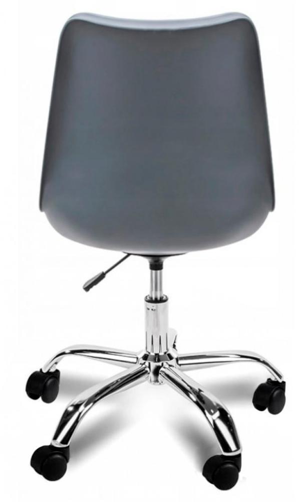 Офісне крісло Bonro B-487 з екошкіри на колесах Сірий (132-76-42300039) - фото 5 Офісне крісло Bonro B-487 з екошкіри на колесах Сірий (132-76-42300039) - фото 5