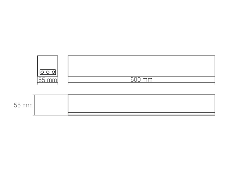 Светильник светодиодный линейный магистральный Videx BNL02 24W 5000K 220V 0,6 м Черный (VL-BNL02-24065B) - фото 19