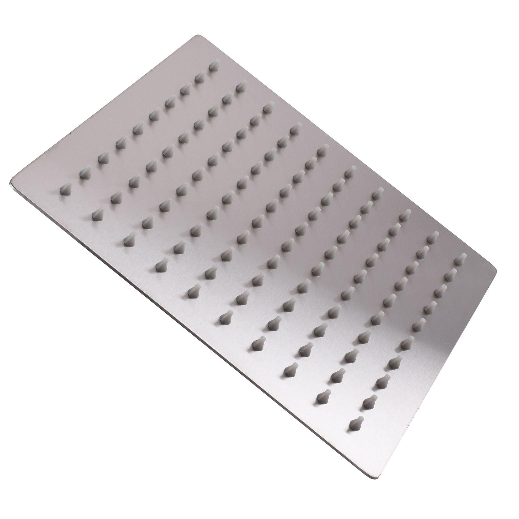 Лейка верхнего душа квадратная GLux JS1 20 см Nickel (000018560) Лейка верхнего душа квадратная GLux JS1 20 см Nickel (000018560)
