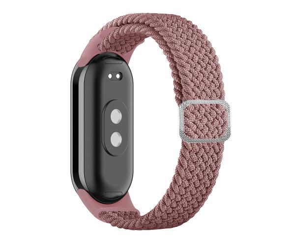 Ремешок Textile Elastic для Xiaomi Smart Band 8/Smart Band 9 Сиреневый - фото 1