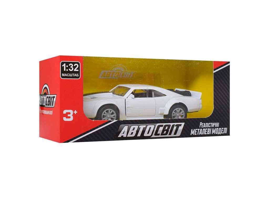 Машинка металлическая АвтоМир AS-1886 12 см Белый (969207)