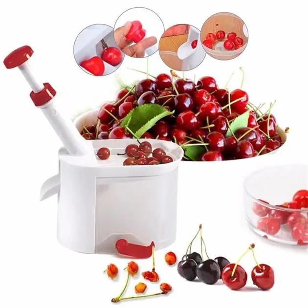 Машинка для удаления косточек Cherry Pitter вишни/черешни/маслин и оливок (10644) - фото 4