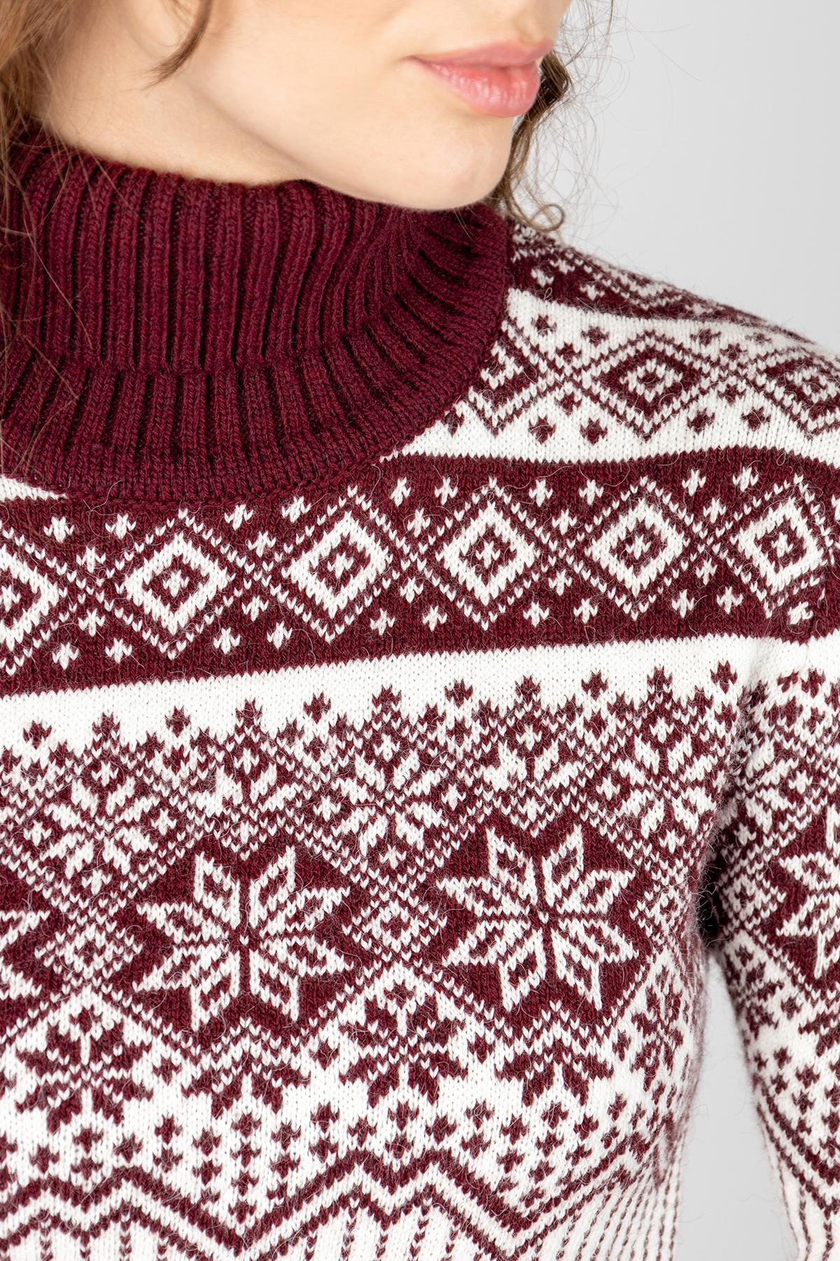 Светр жіночий ЦБ-00233517 р. 46 Маджента (SKT000941677) - фото 2 Светр жіночий ЦБ-00233517 р. 46 Маджента (SKT000941677) - фото 2